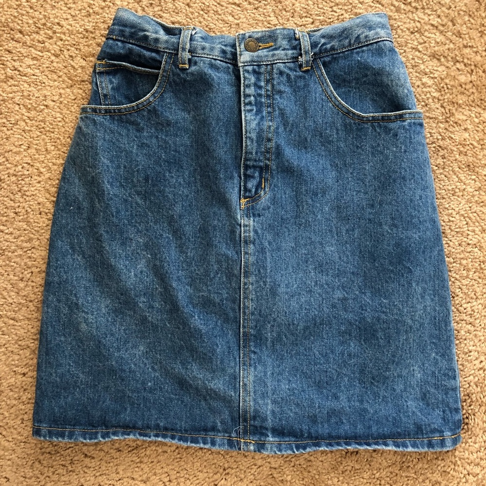 Vintage Georges Marciano for Soon Jean Skirt 80’s